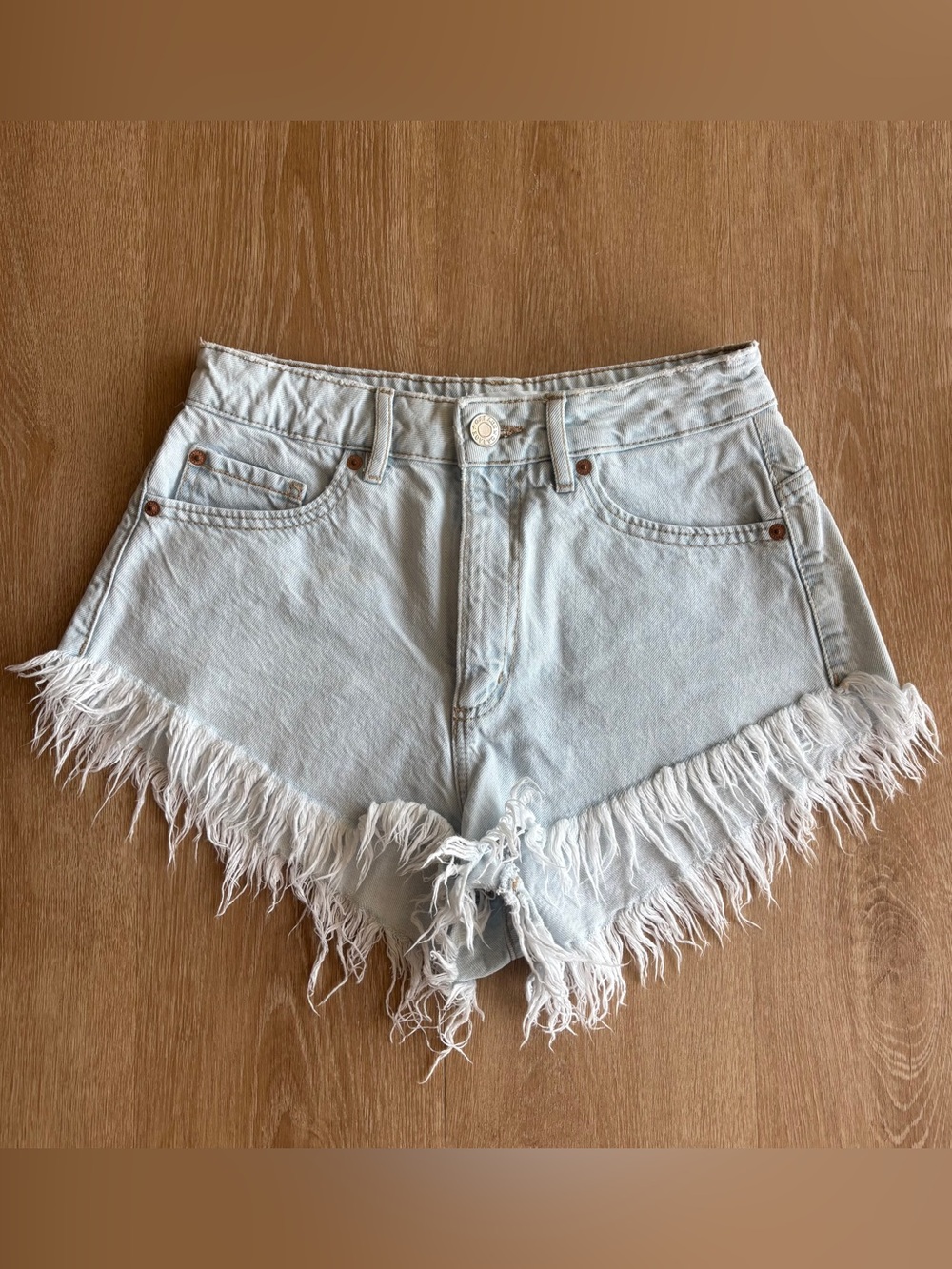 Garage Denim Festival Shorts, size 1, vintage style Jean shorts
